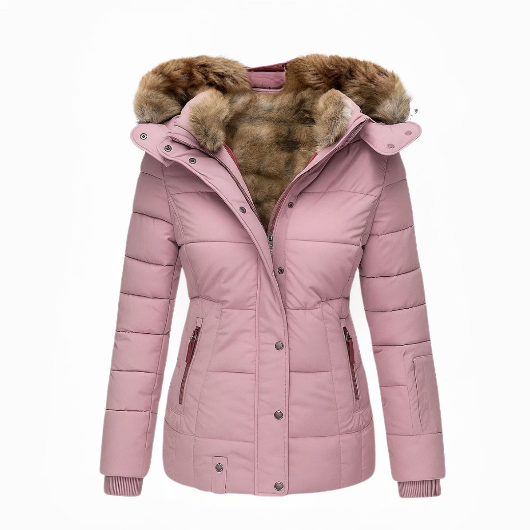 Valentina™ | Cappotto Invernale Foderato in Pelliccia