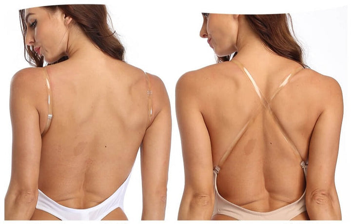 Body da donna con scollatura profonda schiena nuda e spalline rimovibili