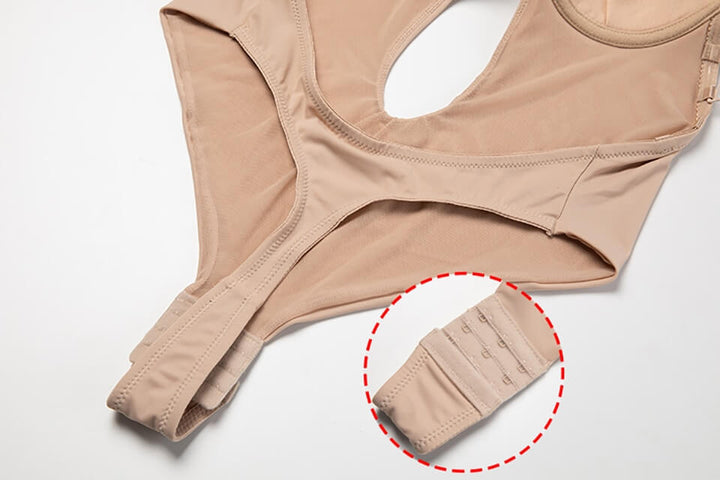 Body da donna con scollatura profonda schiena nuda e spalline rimovibili