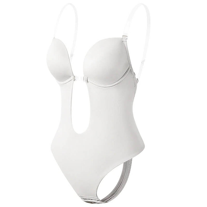 Body da donna con scollatura profonda schiena nuda e spalline rimovibili