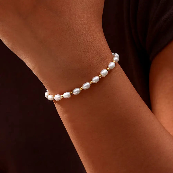 Bracciale Elegante Romantico con Perle