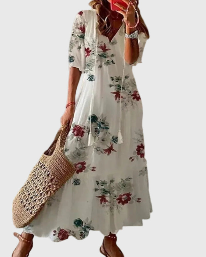 Sofia | Vintage Boho Maxi Summer Dress