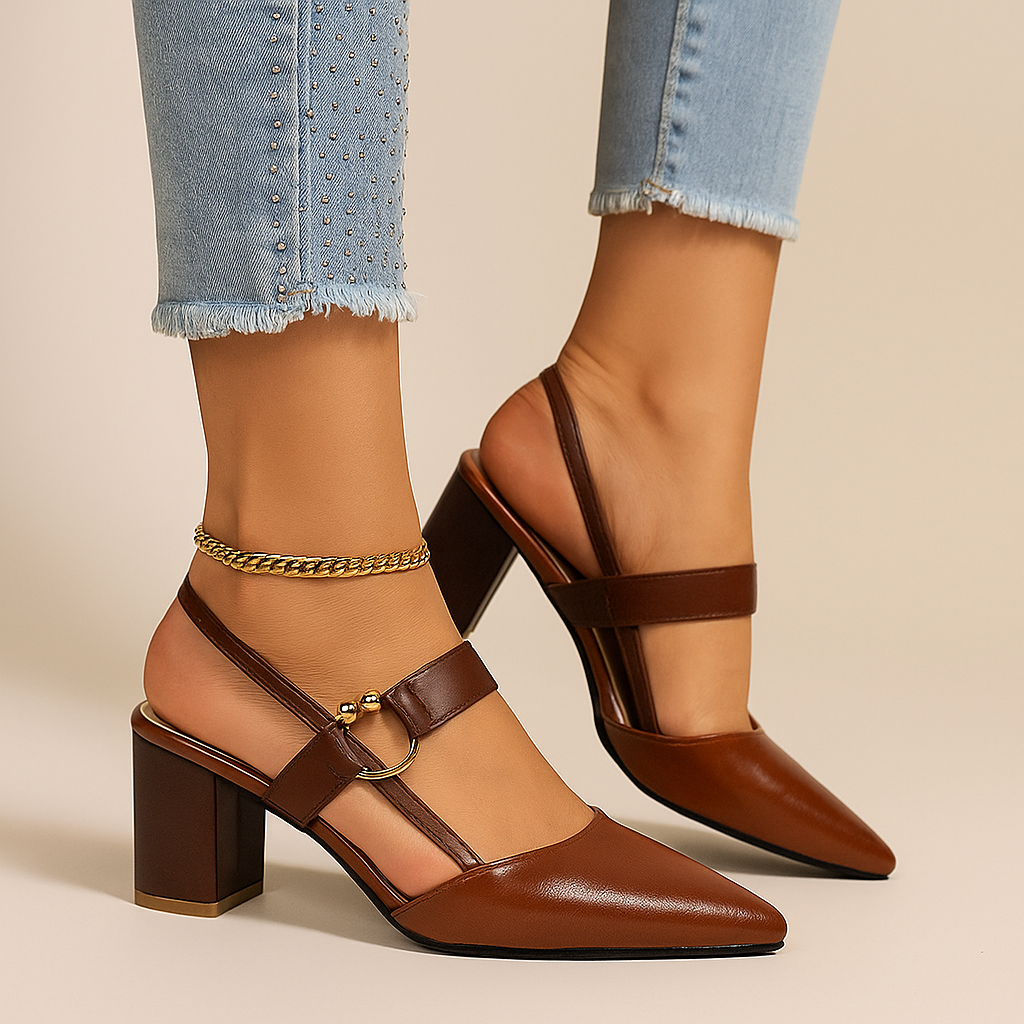 Mirella Heels with Ring Detail
