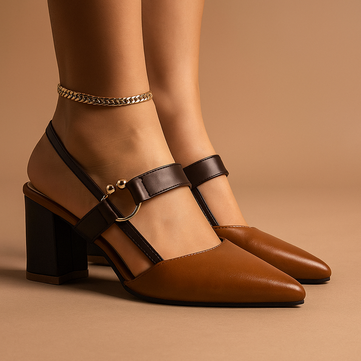 Mirella Heels with Ring Detail