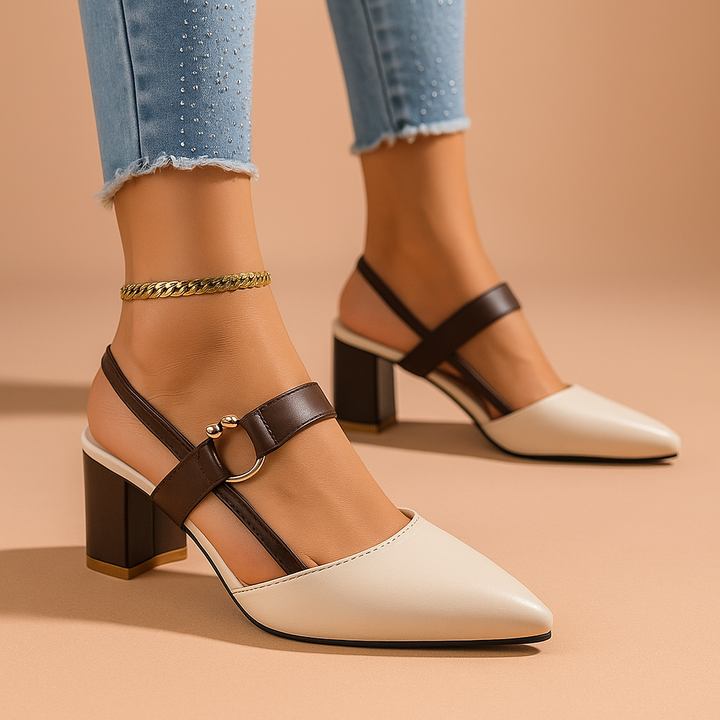 Mirella Heels with Ring Detail