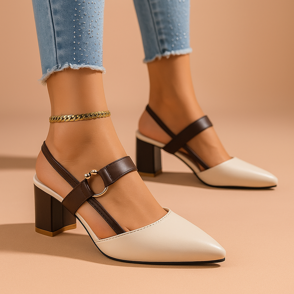 Mirella Heels with Ring Detail
