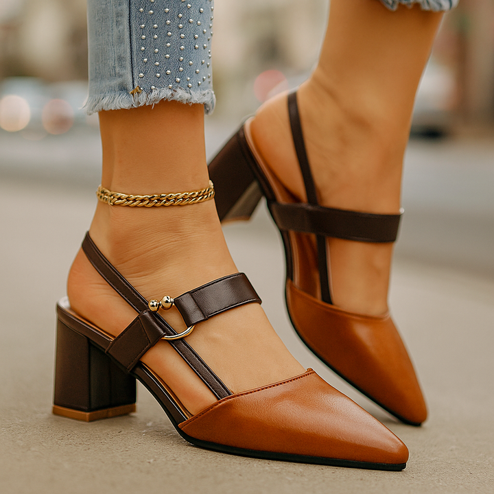 Mirella Heels with Ring Detail