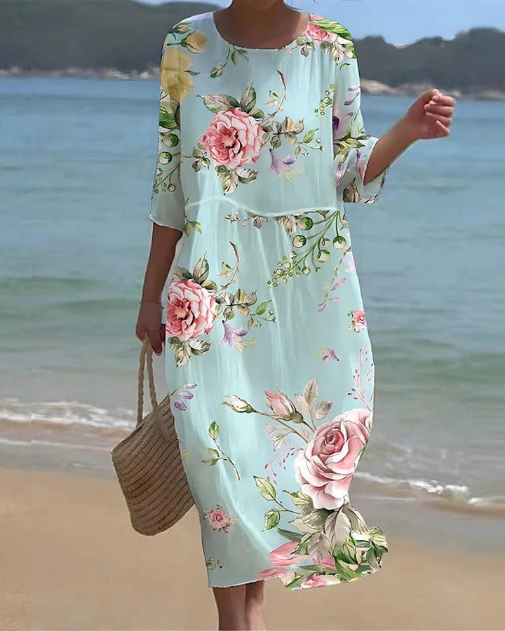 Zara | Sunset Floral Dress