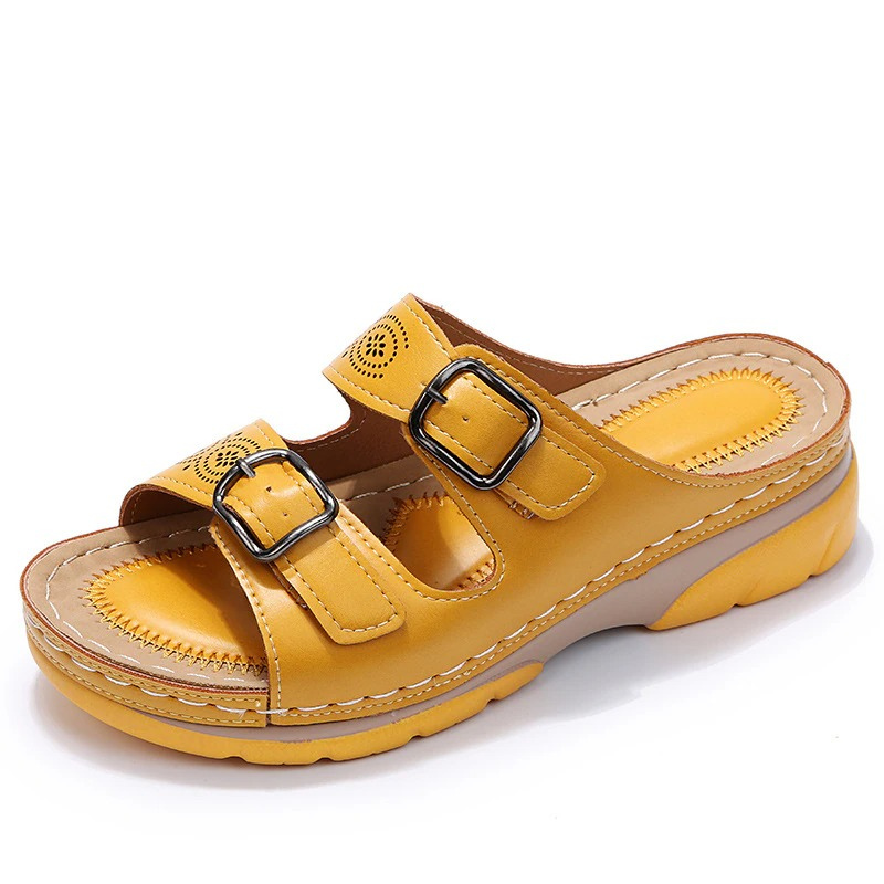 Kerstin™ | Sandali ortopedici per sperone calcaneare, piedi larghi e artrosi