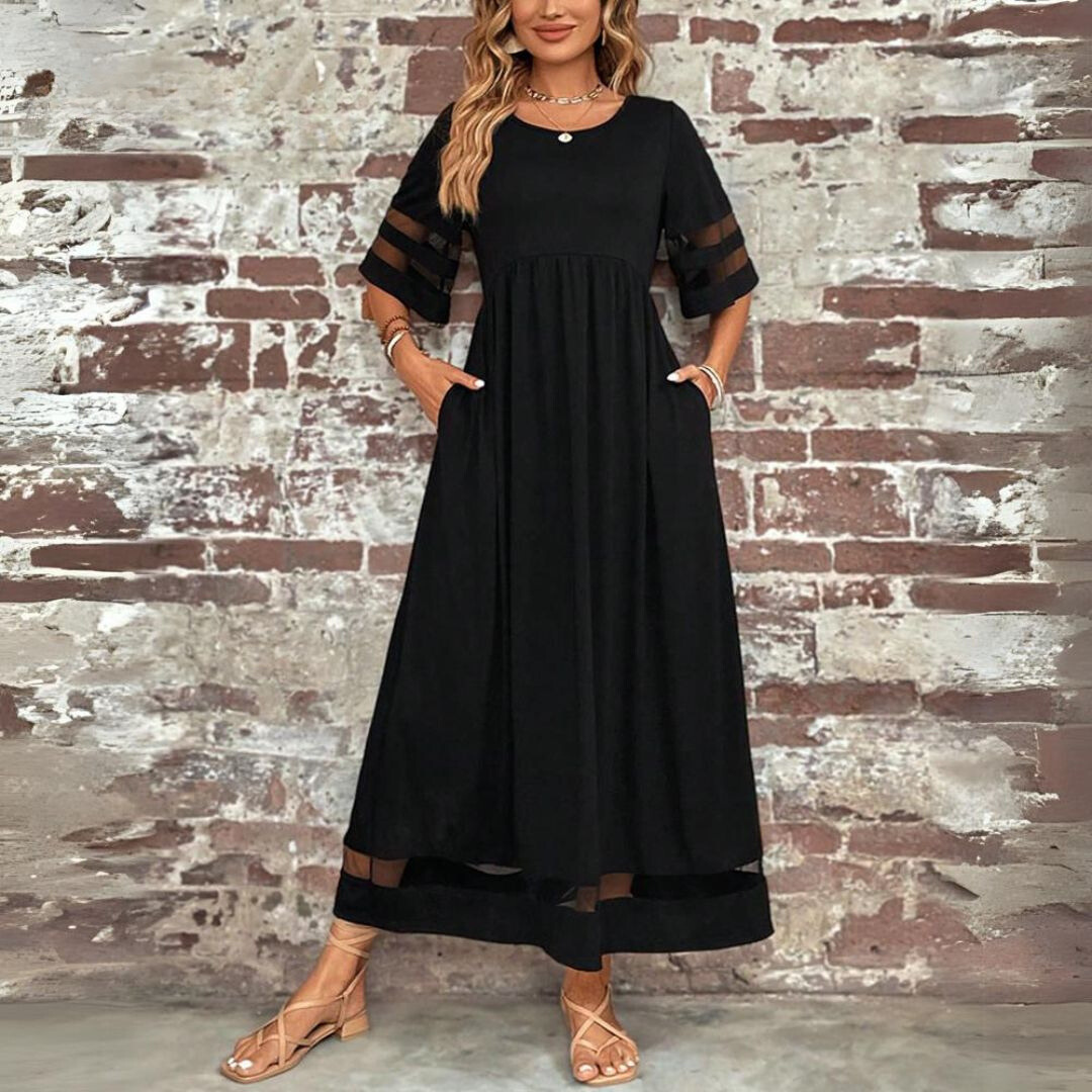 Giulia | Abito Midi Modellante con Effetto Pancia Piatta
