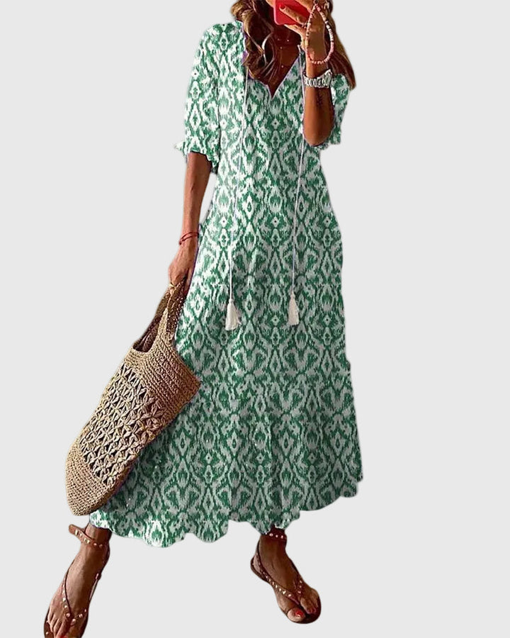 Sofia | Vintage Boho Maxi Summer Dress