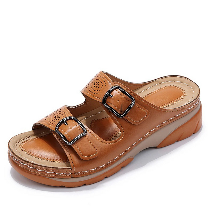 Kerstin™ | Sandali ortopedici per sperone calcaneare, piedi larghi e artrosi