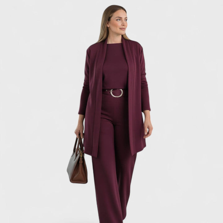 Nora - Set Tre Pezzi da Donna: Elegante e Confortevole