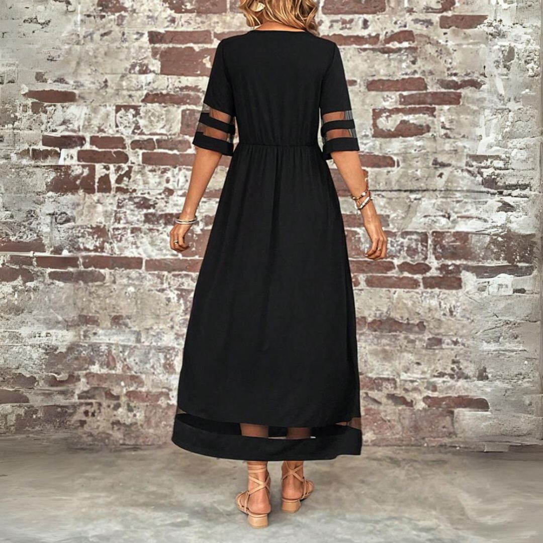 Giulia | Abito Midi Modellante con Effetto Pancia Piatta