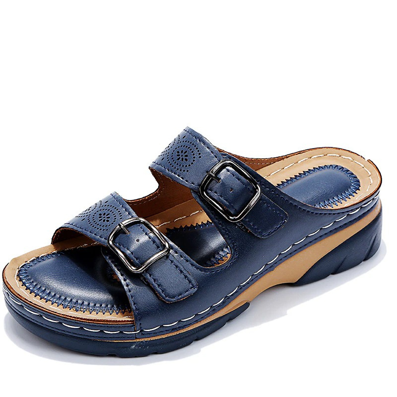 Kerstin™ | Sandali ortopedici per sperone calcaneare, piedi larghi e artrosi