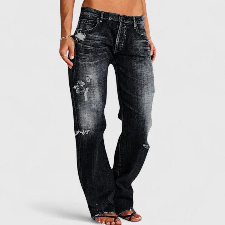 Adalberta | Pantaloni Donna in Denim Scuro
