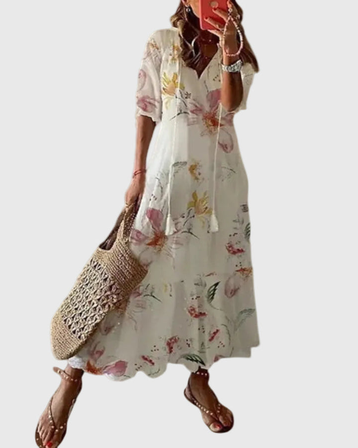 Sofia | Vintage Boho Maxi Summer Dress