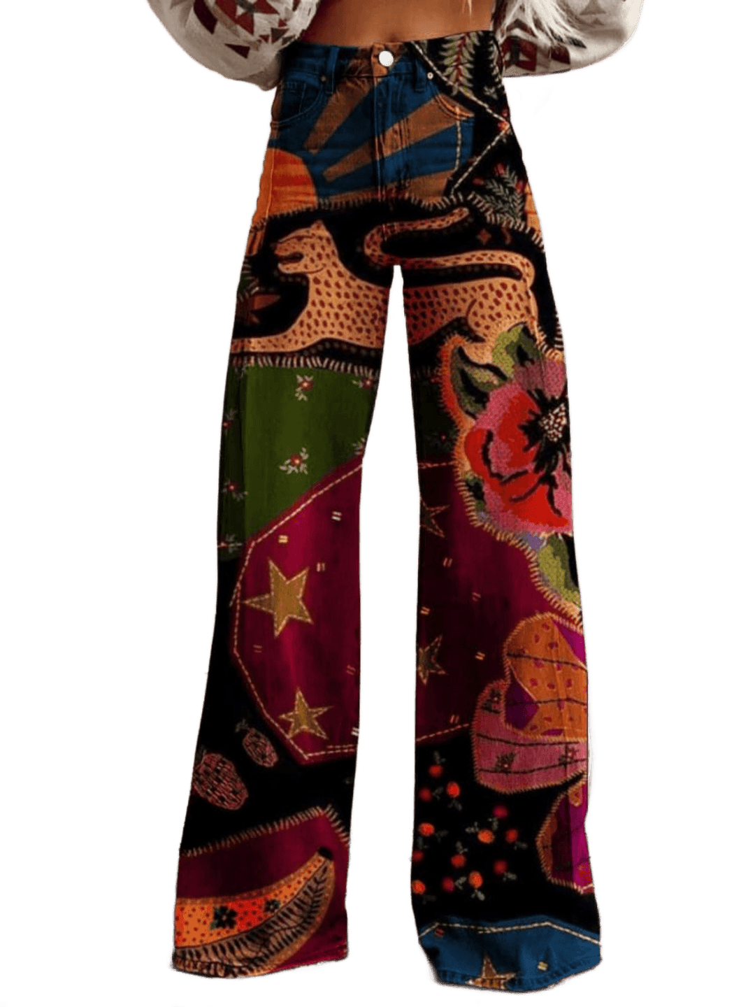Léna - Pantaloni Boho Chic
