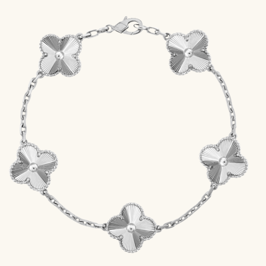 Bracciale con Quadrifoglio | Oro o Argento