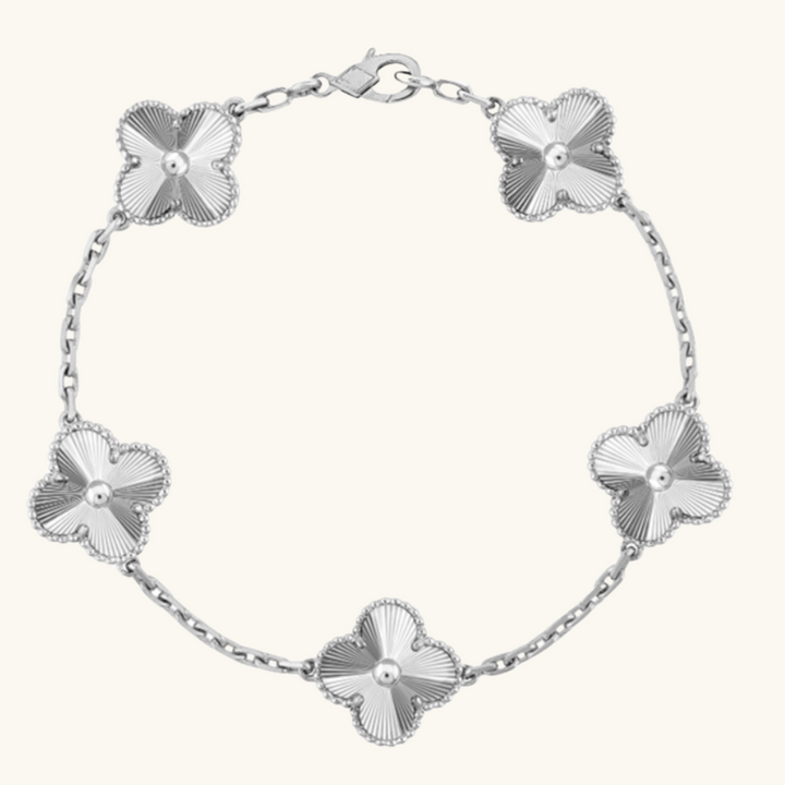 Bracciale con Quadrifoglio | Oro o Argento
