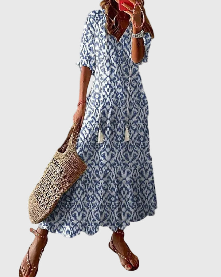 Sofia | Vintage Boho Maxi Summer Dress