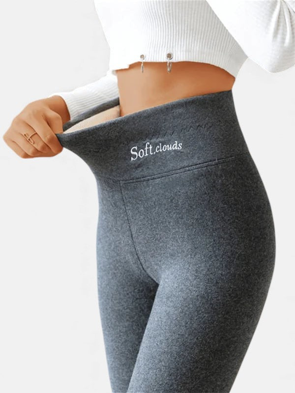 Xenia | Pantaloni Donna in Tessuto Felpato