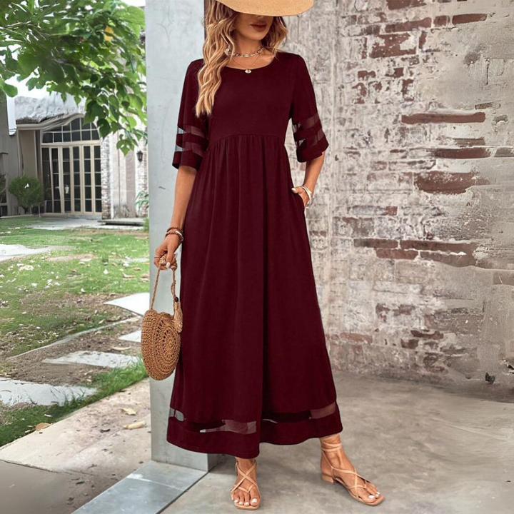 Giulia | Abito Midi Modellante con Effetto Pancia Piatta