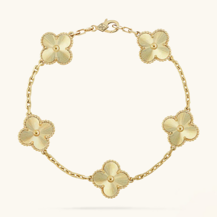 Bracciale con Quadrifoglio | Oro o Argento