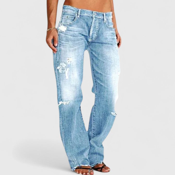 Adalberta | Pantaloni Donna in Denim Scuro