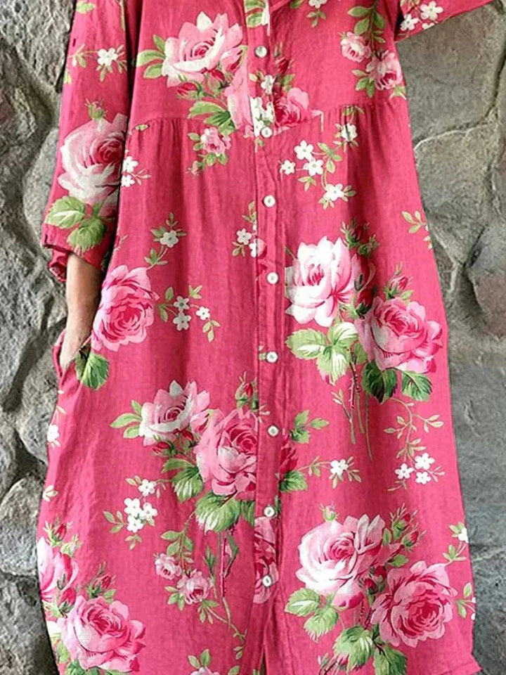 Nira | Artistic Floral Dress