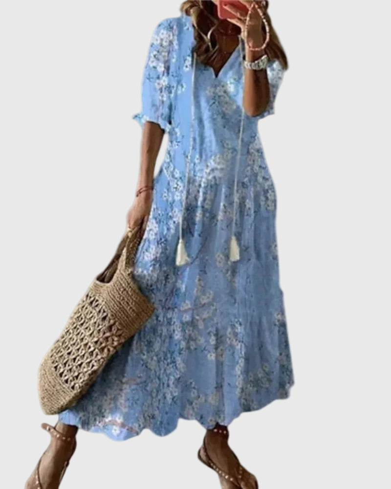 Sofia | Vintage Boho Maxi Summer Dress