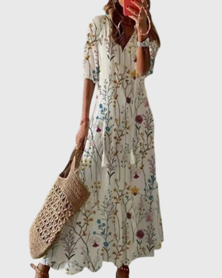 Sofia | Vintage Boho Maxi Summer Dress