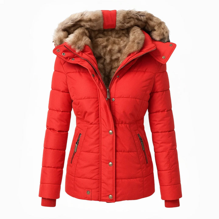Valentina™ | Cappotto Invernale Foderato in Pelliccia