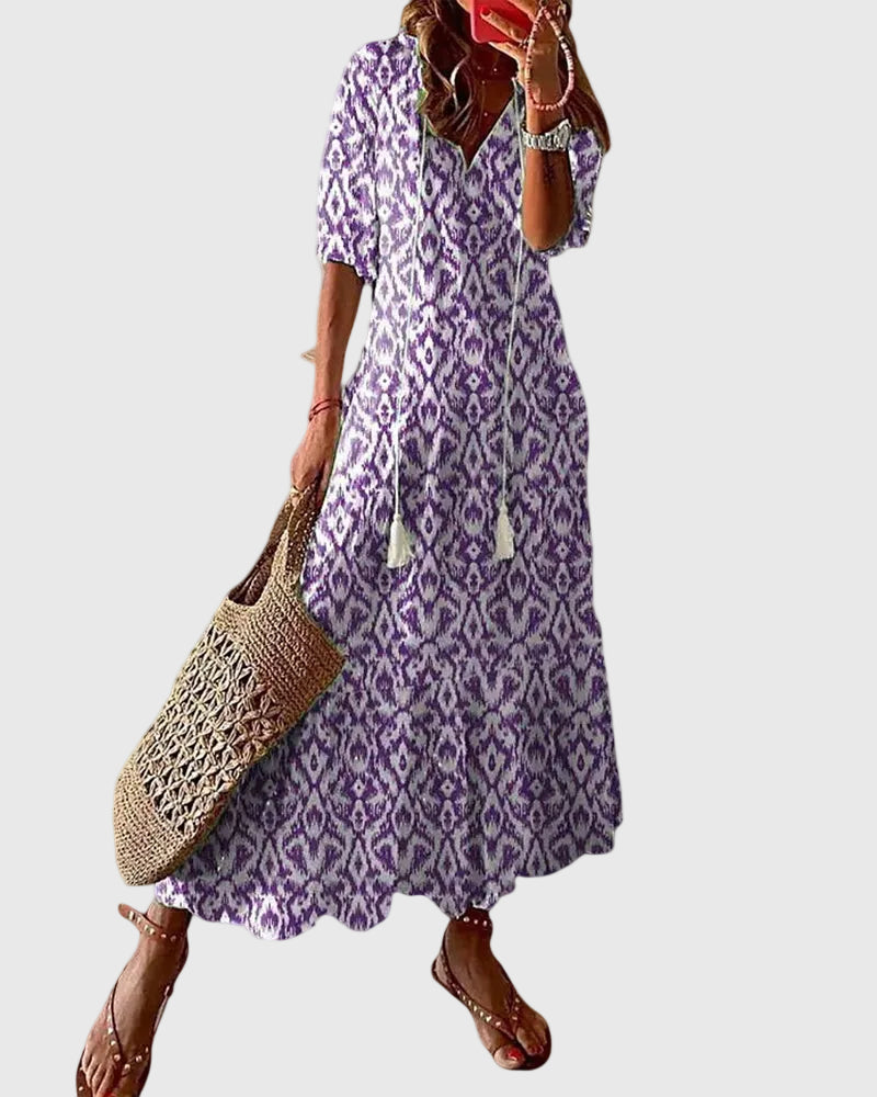 Sofia | Abito Maxi Estivo Boho Vintage
