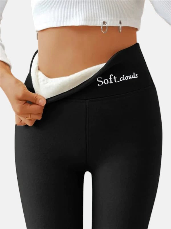 Xenia | Pantaloni Donna in Tessuto Felpato