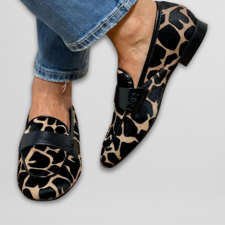 Priszilla - Mocassino con stampa animalier