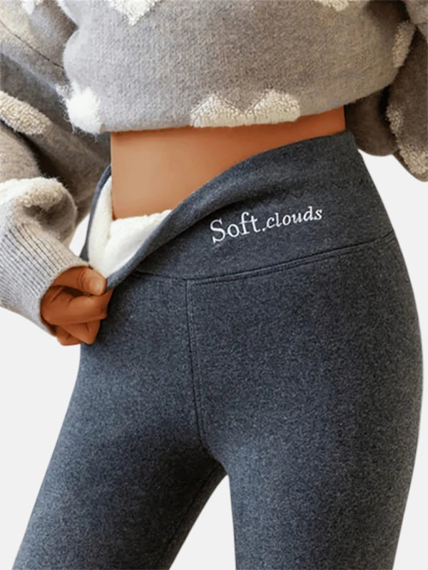 Xenia | Pantaloni Donna in Tessuto Felpato