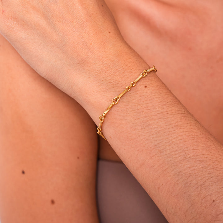 Bracciale a Catena Intrecciata