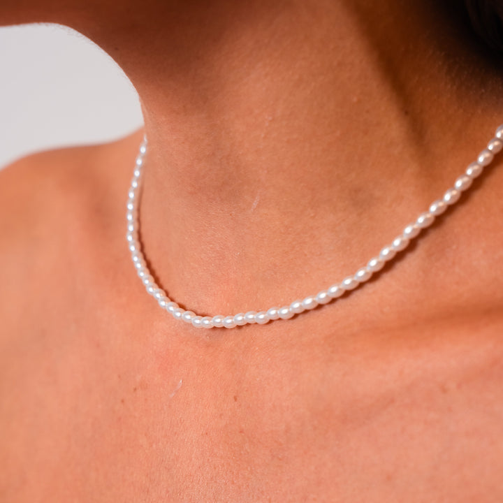 Choker con Perle