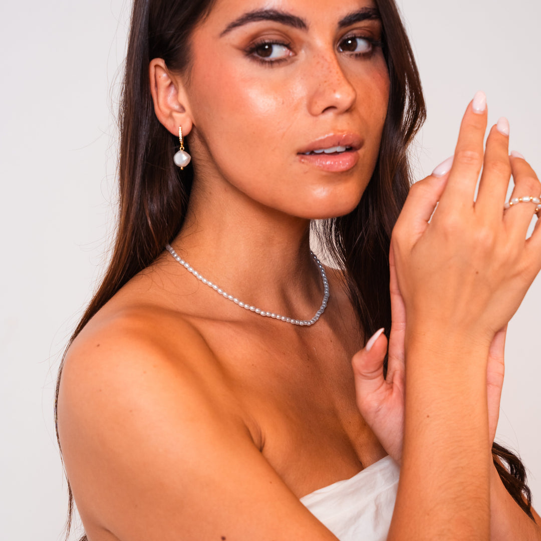Choker con Perle