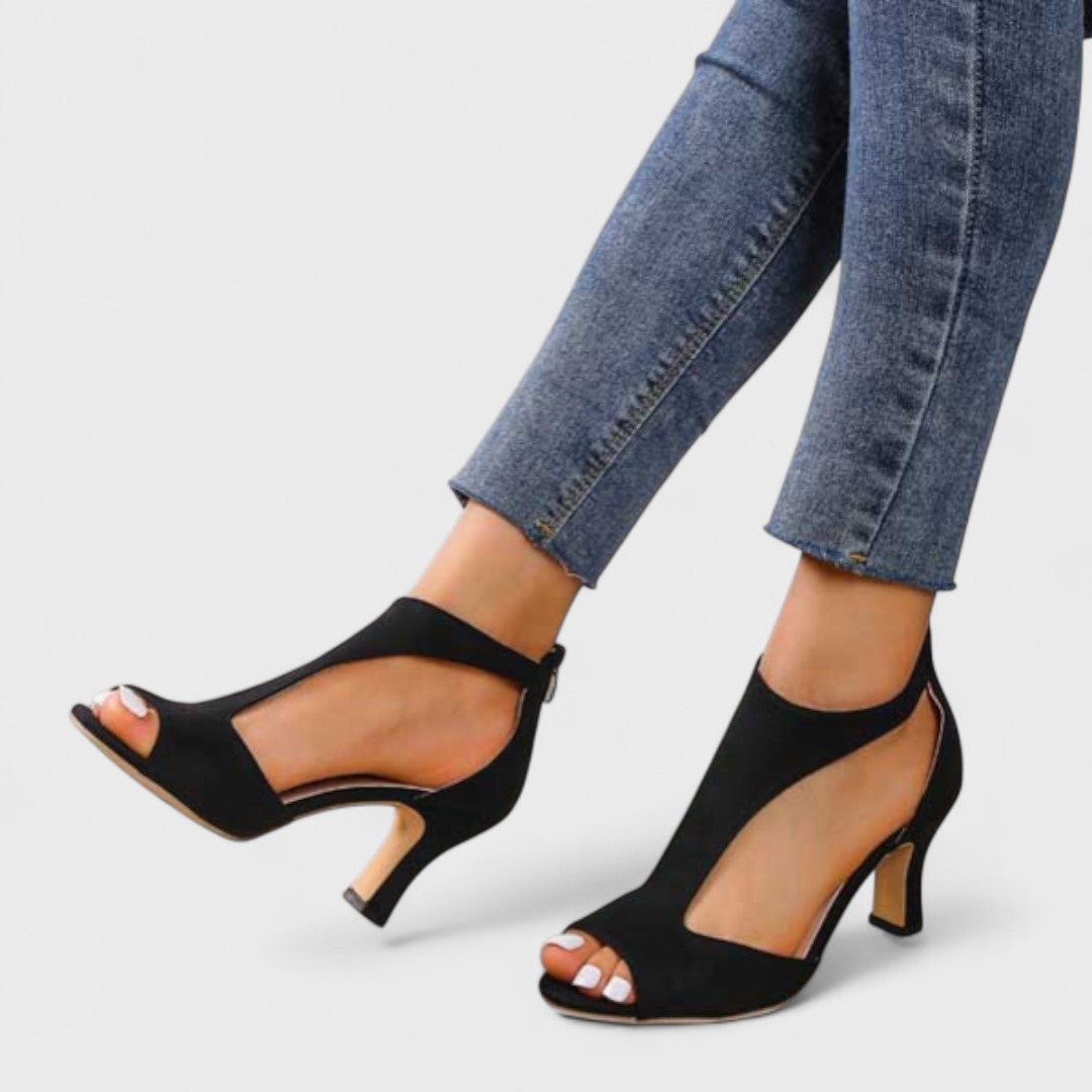 Zorine - Sandali ortopedici con tacco elegante