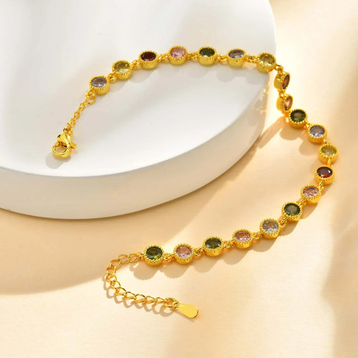 Bracciale Charm Arcobaleno Luminoso