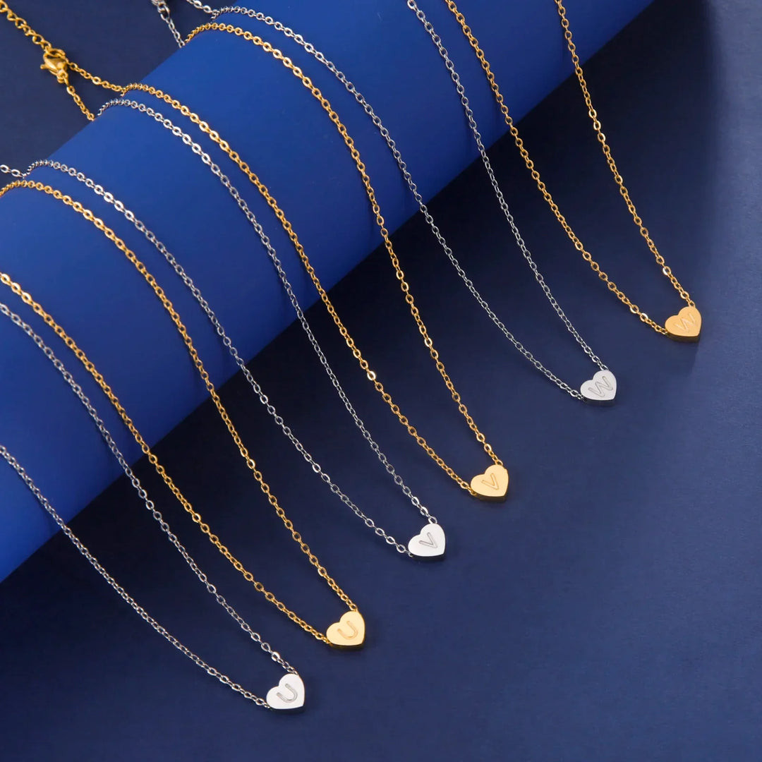 Choker Iniziale a Cuore Senza Tempo