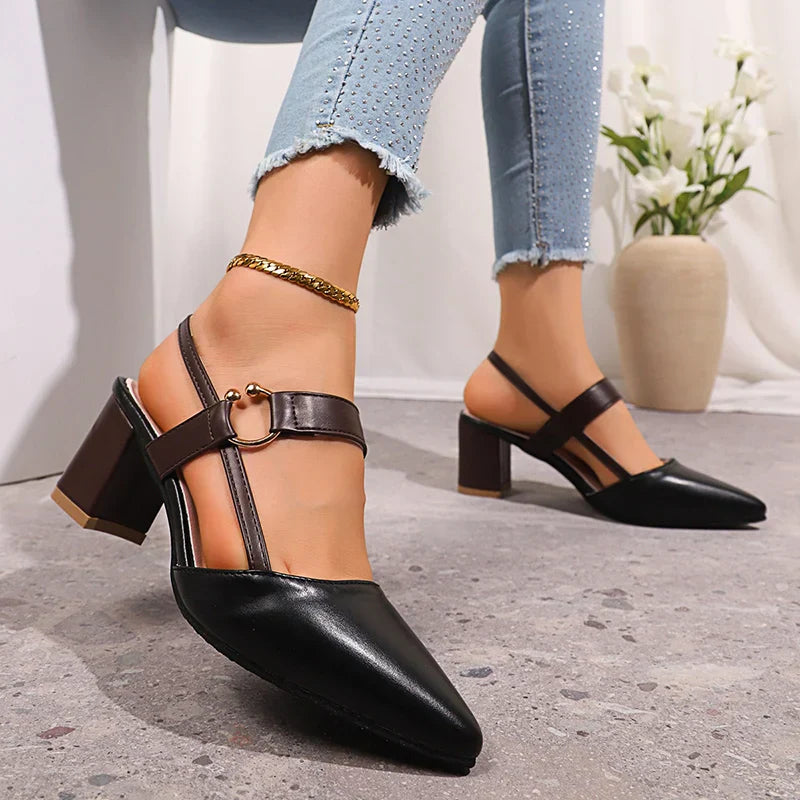 Mirella Heels with Ring Detail