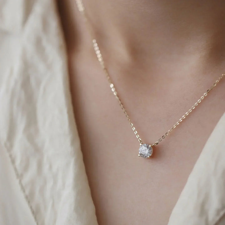 Collana Placcata Oro con Zirconi