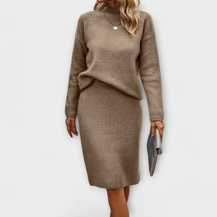 Set di Maglione e Gonna a Due Pezzi