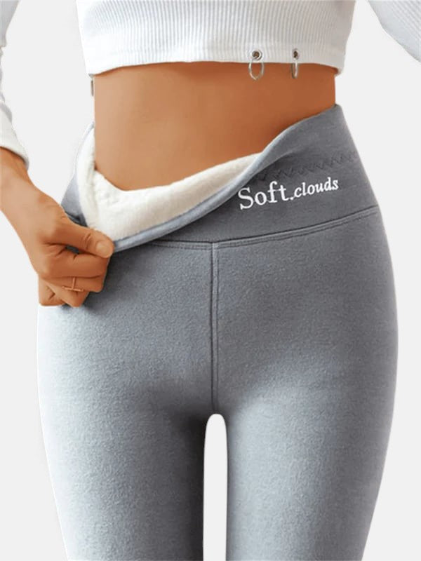 Xenia | Pantaloni Donna in Tessuto Felpato