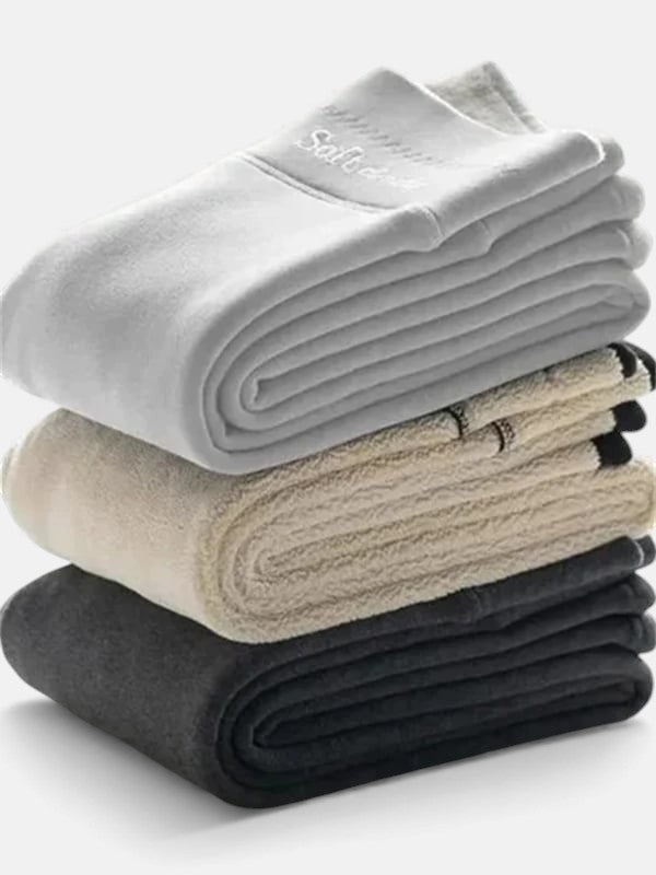Xenia | Pantaloni Donna in Tessuto Felpato