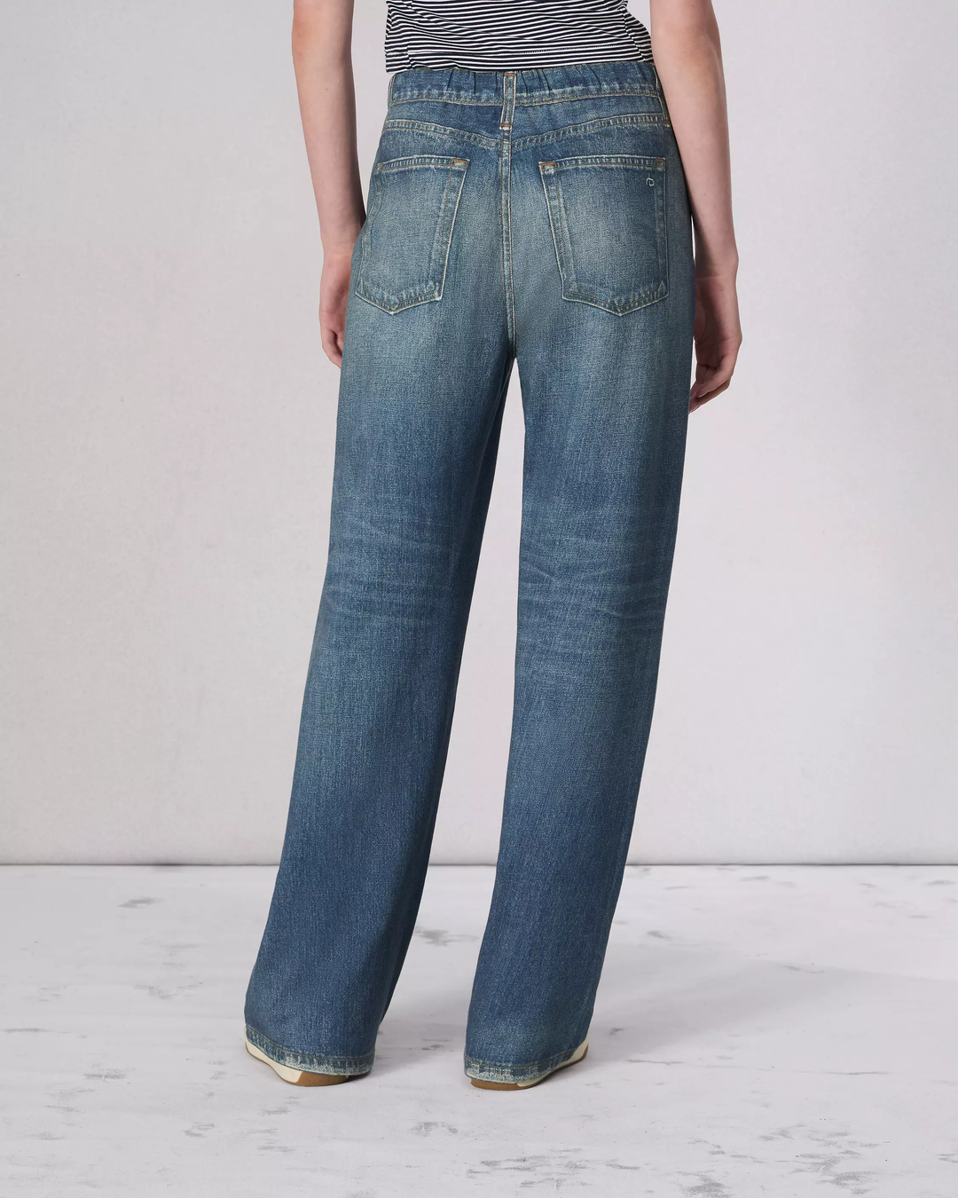 Hermione | Pantaloni Donna in Denim Scuro