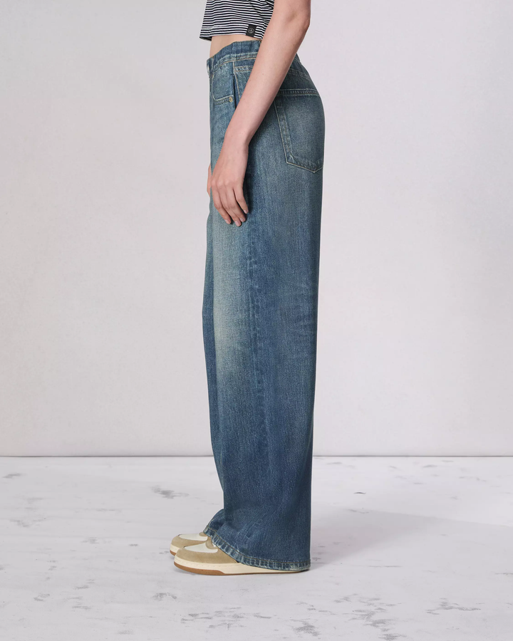 Hermione | Pantaloni Donna in Denim Scuro